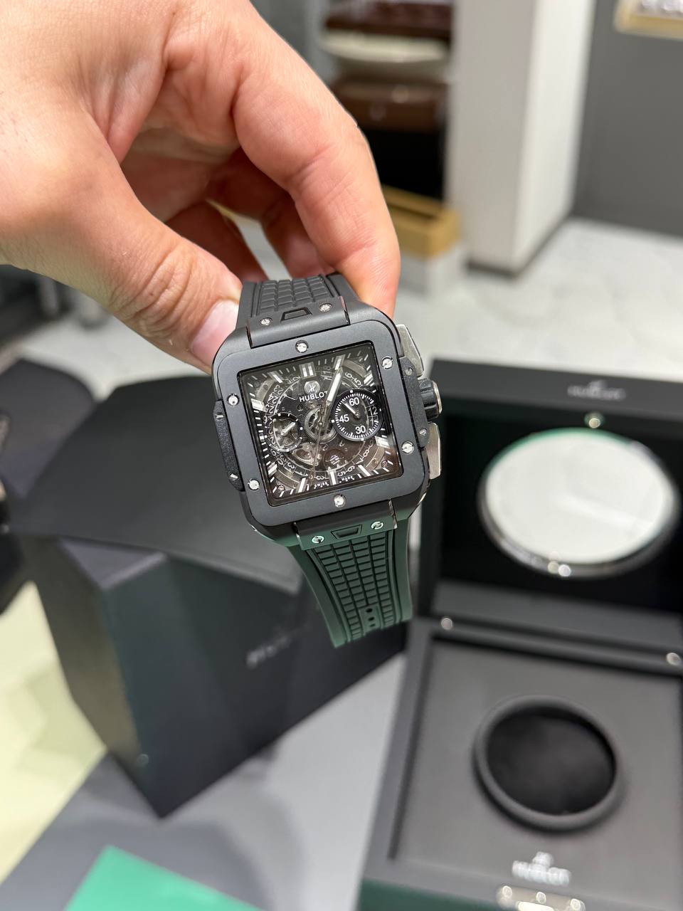 Hublot Square Bang Unico Titanium