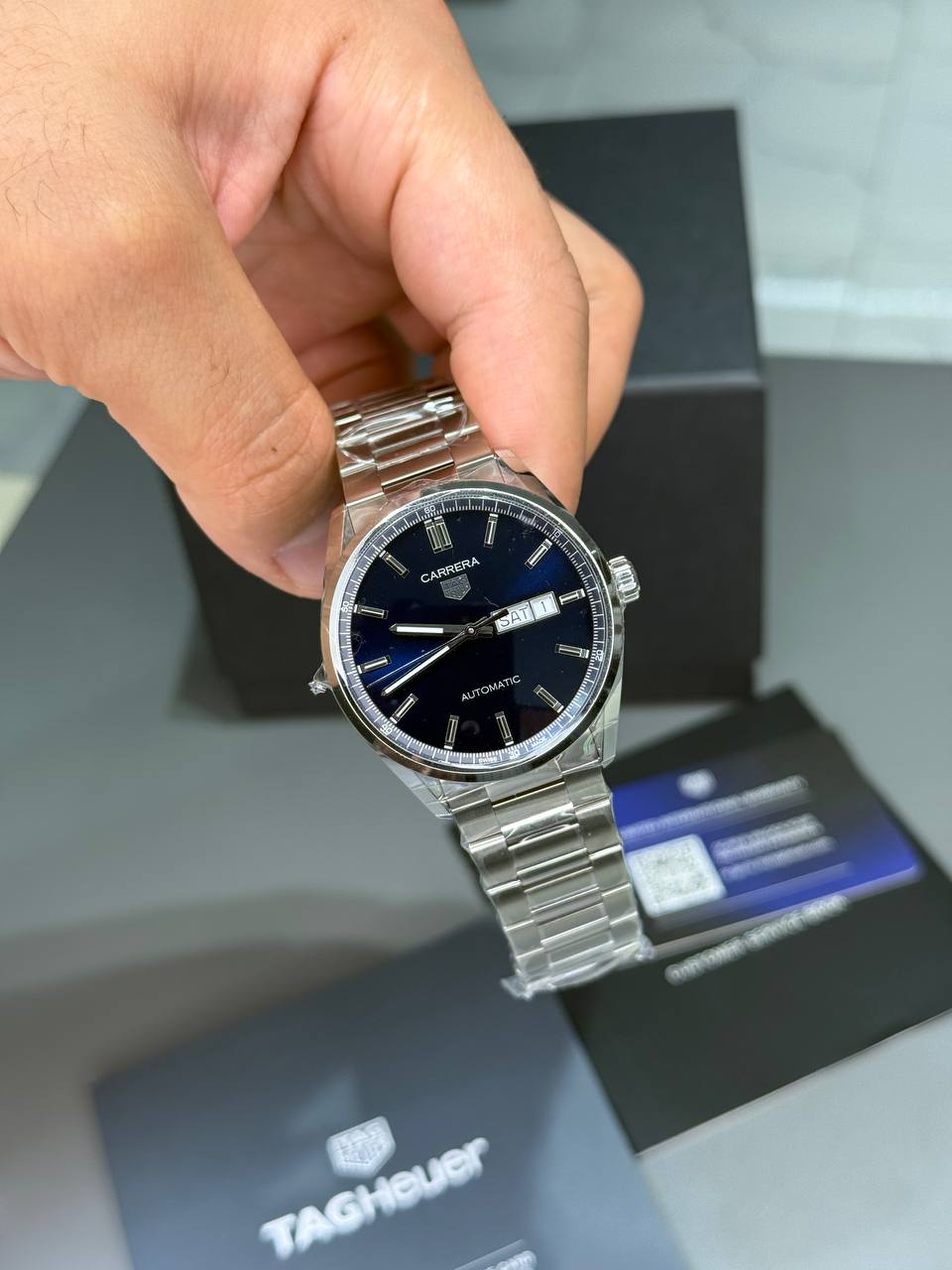 TagHeuer Carrera Blue Dial