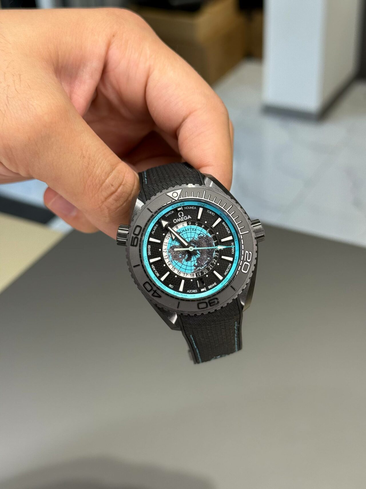 Omega Seamaster Planet Ocean World Timer