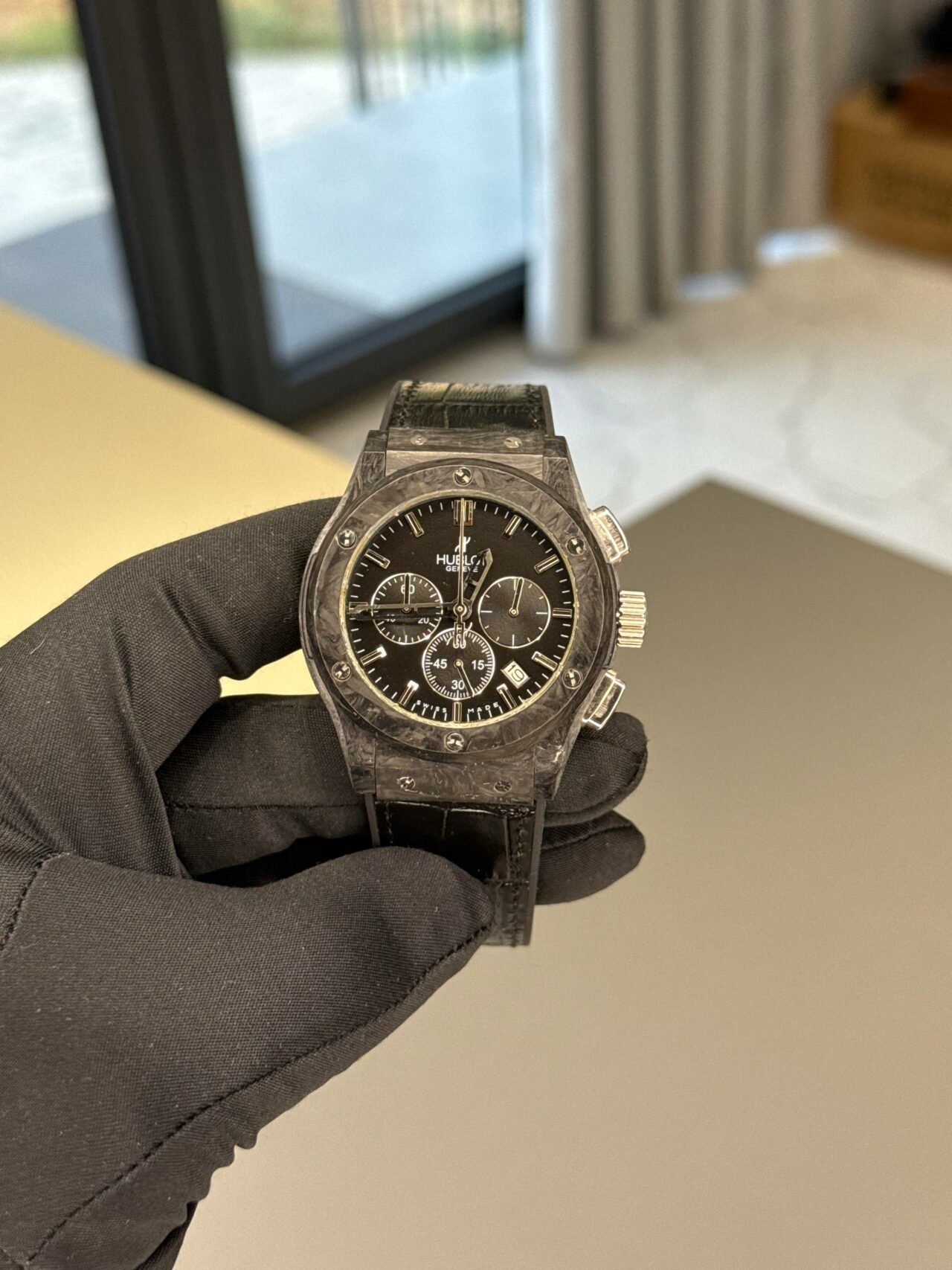 Hublot Chronograph Quartz Carbon