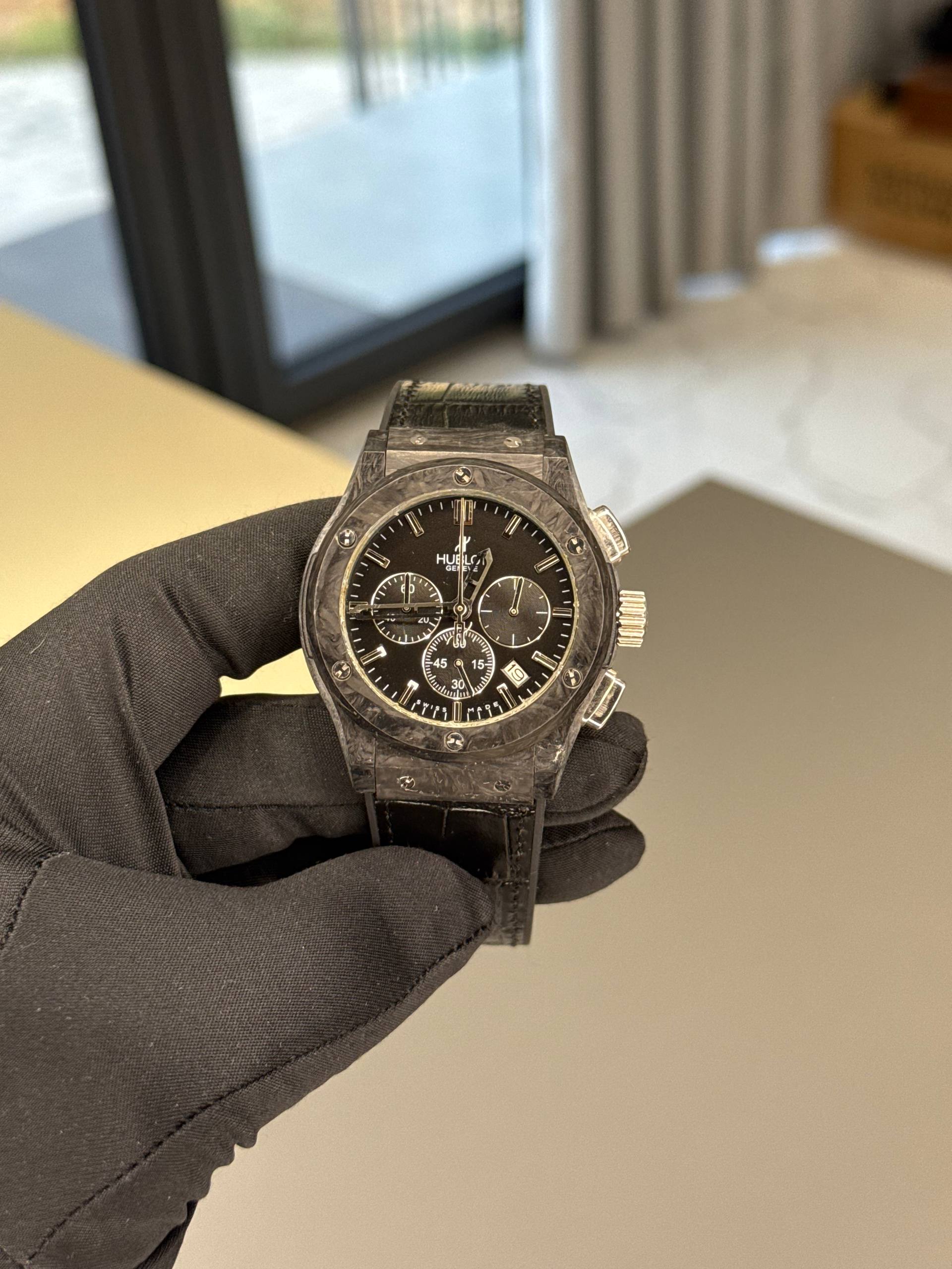 Hublot Chronograph Quartz Carbon