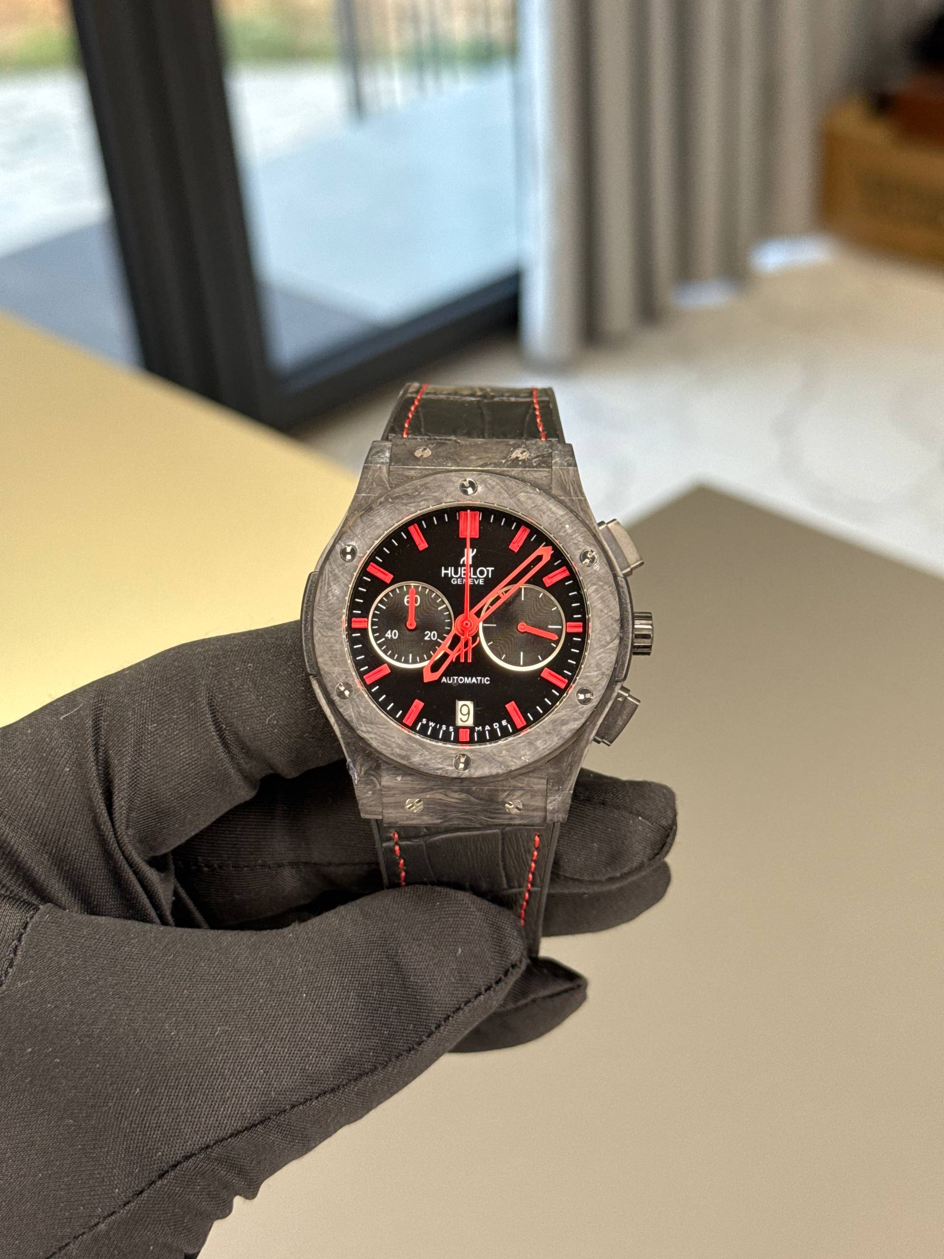 Hublot Chronograph Quartz Carbon